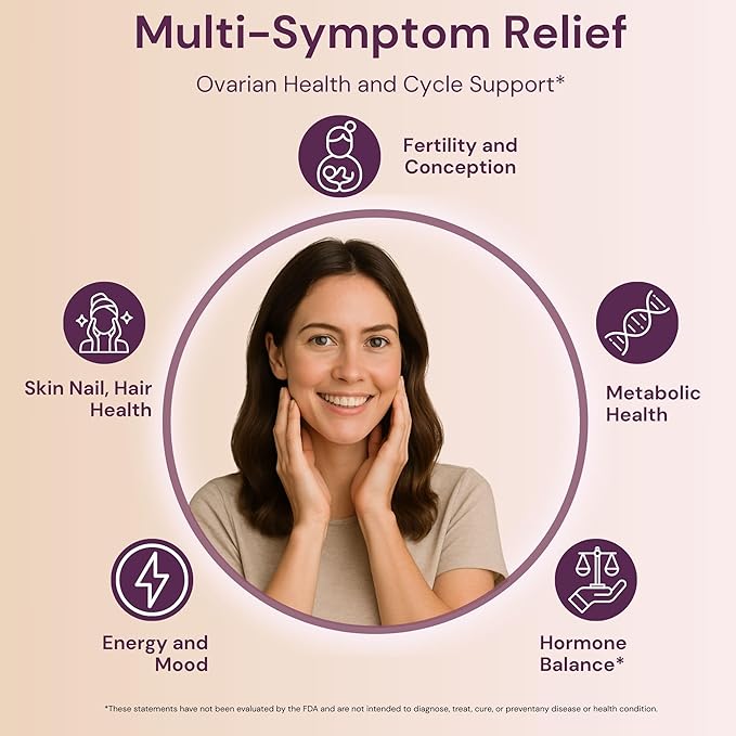 QSTA Myo-Inositol & D-Chiro Inositol Supplement for Women 2050mg (40:1 Ratio) – 9-in-1 Hormonal & Metabolic Support with Folate, Vitamin B6, B12, D3, Zinc & Chromium