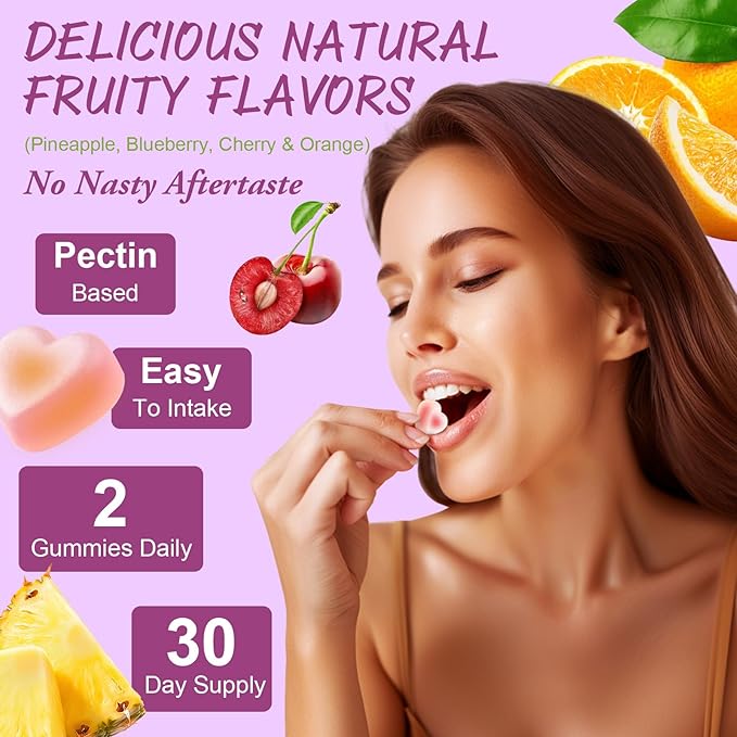 (2 Pcs) Sugar Free Womens Multivitamin Gummies with Iron, Women's Multivitamin w/Vitamins C, D3 K2, B12, B6, Filled Gummies for Daily Nutritional Support| Immune Support| Skin Health, Mixed Flavors