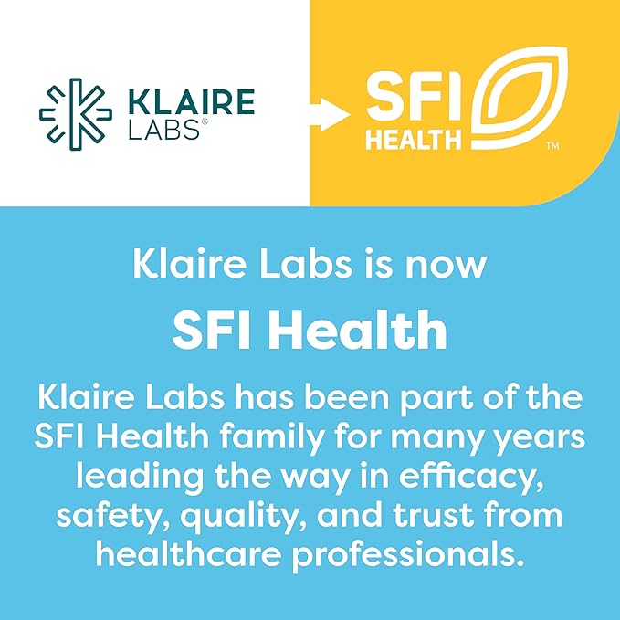 Klaire Labs SFI Health Methyl Balance - Activated Vitamin B + Trimethyglycine Supplement - Metafolin Methyl Folate, Betaine TMG, Vitamin B2, B6 & 12 - Support Healthy Energy Levels (60 Capsules)