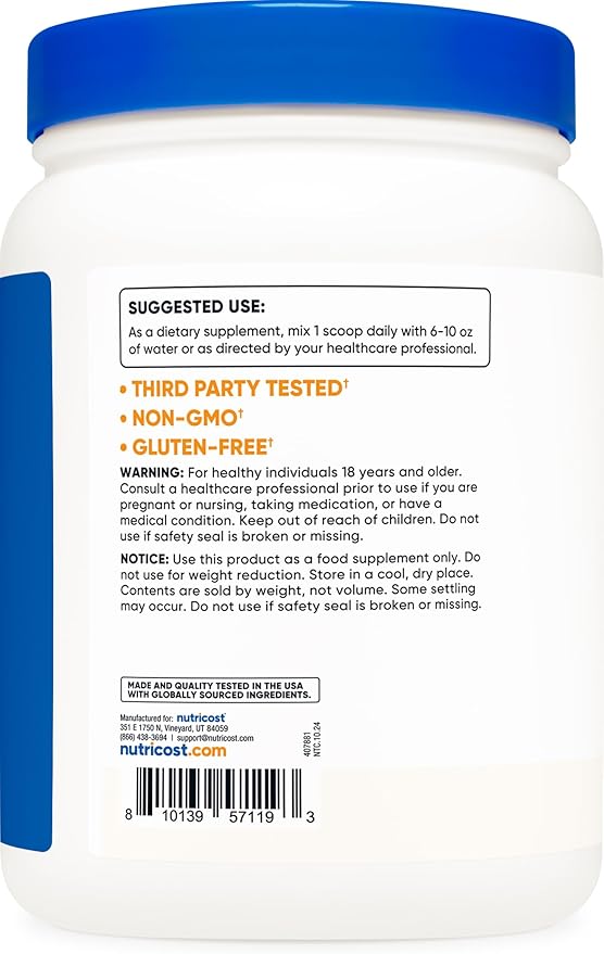 Nutricost Multi Collagen Protein Complex (Unflavored, 30 Servings) - Supplement with Biotin, Hyaluronic Acid, and Collagen Peptides