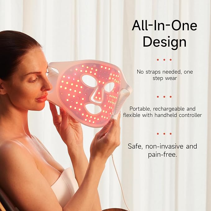 Upgrade Led Red Light Therapy Mask
