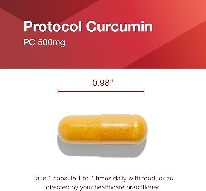 PROTOCOL FOR LIFE BALANCE Curcumin PC - with Phosphatidylcholine for Absorption - Joint Mobility, Flexibility & Immune Support - Turmeric Supplement - Non-GMO & Halal - 60 Veg Capsules