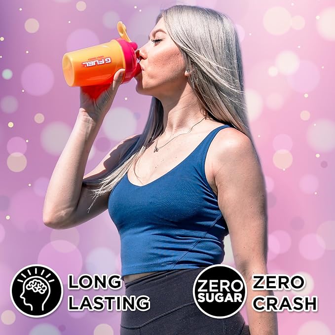 G Fuel Strawberry Girlfriend Energy Drink Powder, Pre Workout Caffeine Mix for Gaming, Sugar Free Focus Amino + Antioxidants, 9.9oz (Strawberry Guava, Coconut, 40 Servings)