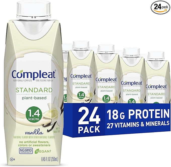 Nestle Compleat Standard 1.4 Cal Oral Supplement Vanilla 8.45 oz Carton 24 Ct