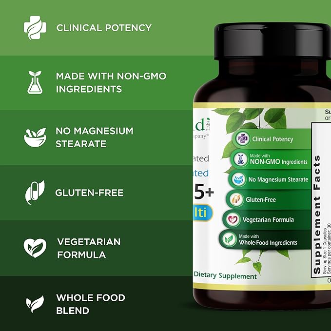 EMERALD LABS Men's 45+ 1-Daily Multi - Made with Saw Palmetto, Lycopene & More for Heart, Bone & Immune Support* - Gluten-Free - 30 Vegetable Capsules