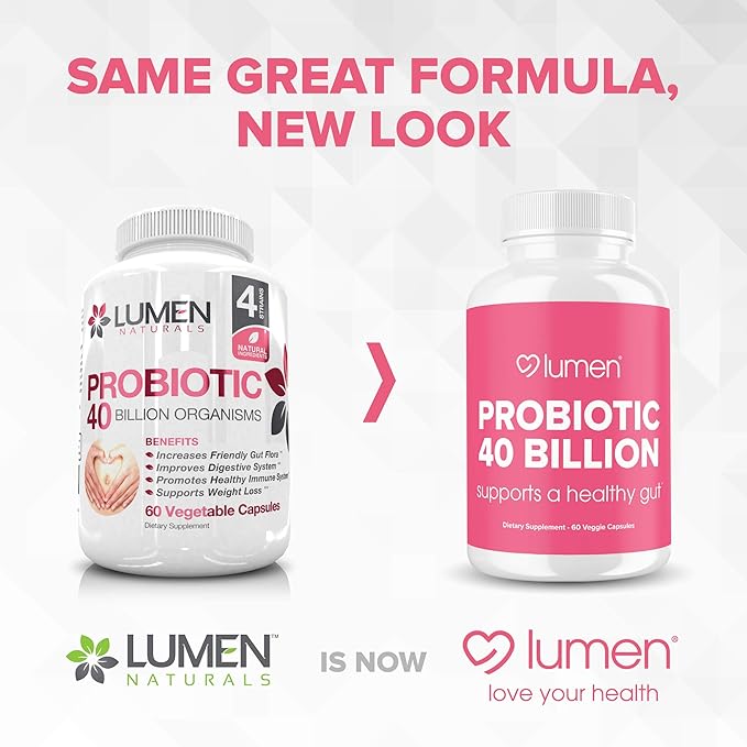 Probiotics 40 Billion CFU | Probiotics for Women & Men | Supports Digestion, Gut Health & Immune System with Digestive Enzymes - 60 Veggie Count