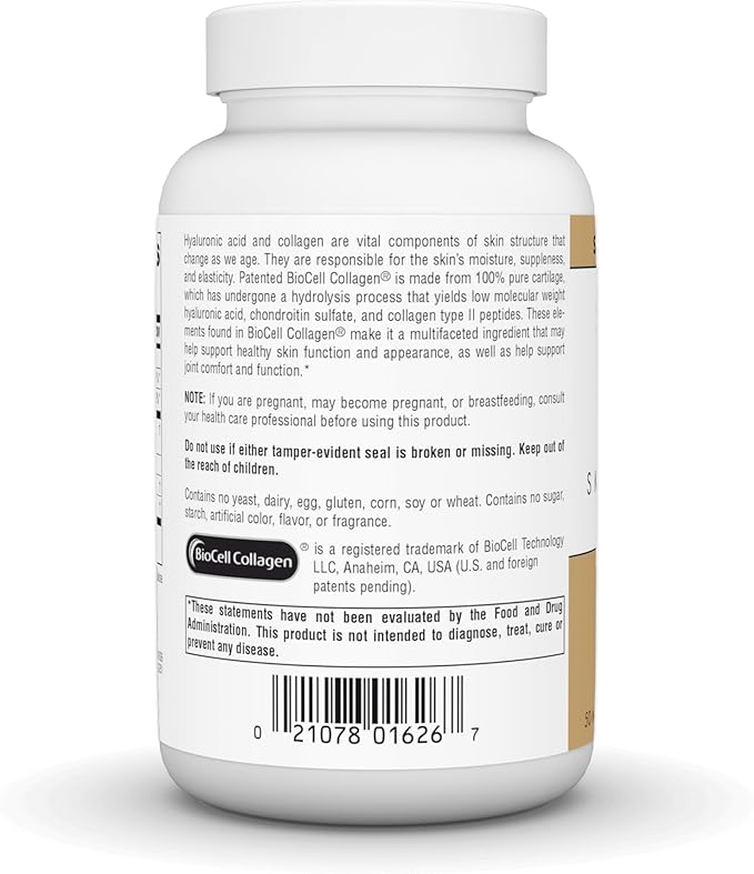 Source Naturals Skin Eternal Hyaluronic Acid, 50mg - 120 Tablets
