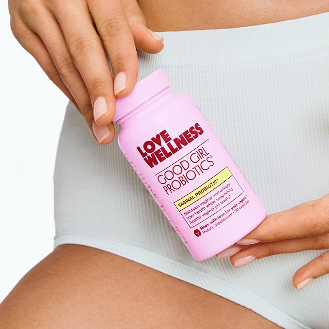Love Wellness Good Girl Probiotics | Women’s Vaginal Health & pH Balance Supplement | 9-Strain Probiotic for Urinary Tract, Yeast, Odor & Immune Support | Gluten-Free | 60 CT, 60-Day Supply