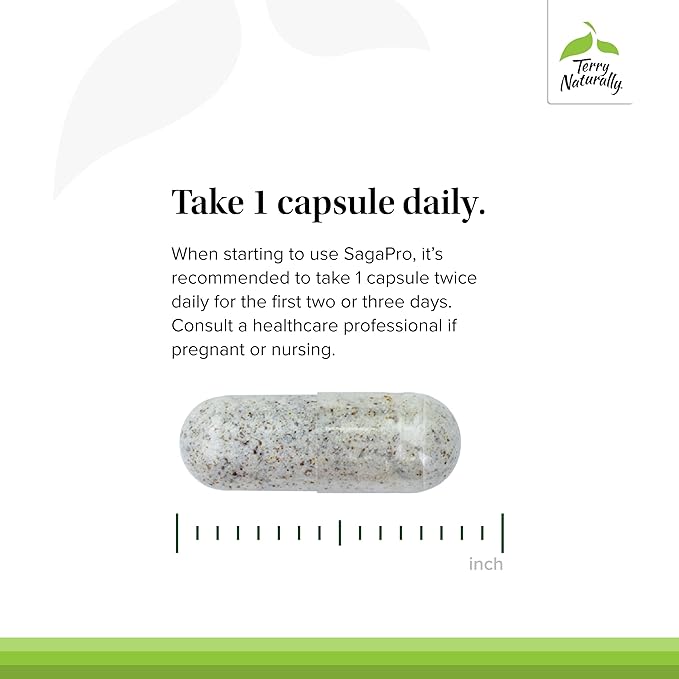 Terry Naturally SagePro Bladder - Bladder Support Supplement - Dietary Supplement with Angelica Leaf Extract - Vegan Capsules to Aid Urinary Tract Function & Health - 60 Capsules (Pack of 2)