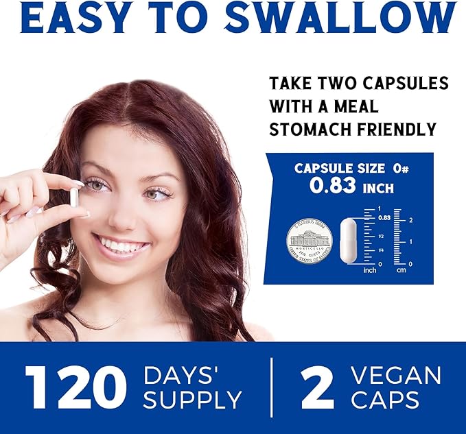 10 in 1 Magnesium Complex, 420mg Elemental Magnesium | Ultra Strength, Max Absorption | Chelated Magnesium Supplement for Sleep, Nerves & Heart Health | Non-GMO, 240 Vegan Capsules