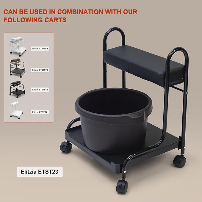 Elitzia Foot Care Products Thickened Portable ABS Foot Bath Bucket Home Use Pedicure Spa Or Massage Salon Use ET26874