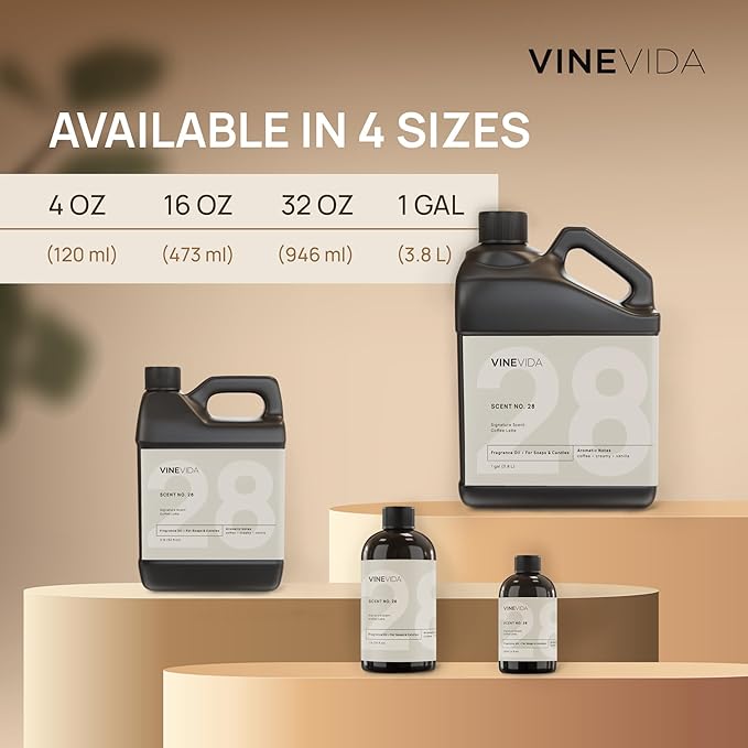 VINEVIDA [32 Fl Oz] Cinnamon Roll Fragrance Oil for Cold Air Diffusers, Essential Oils for Diffuser Oil Refill & Air Freshener Room Spray