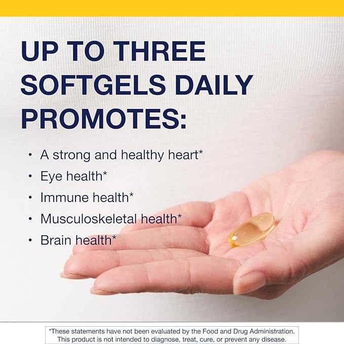 Metagenics OmegaGenics EPA-DHA 1000 mg - High Potency Omega-3 Fish Oil Supplement for Heart, Brain & Joint Health* - Sustainably Sourced - 60Softgels