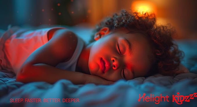Red Light Therapy Sleep Device for Kids – 630nm Pure Red Light Lamp Sleep Aid to Support Deep Relaxation – Rest Lamp Backed by Science for Babies & Kids Bedrooms