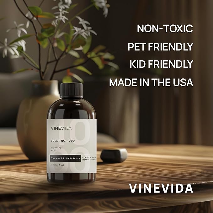 VINEVIDA [Gallon (128 Fl Oz)] Banana Nut Bread Fragrance Oil for Cold Air Diffusers, Essential Oils for Diffuser Oil Refill & Air Freshener Room Spray