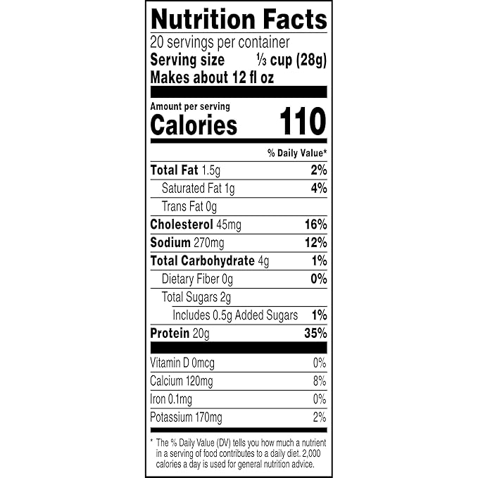 Gatorade Whey Protein Powder, 20 Servings Per Canister, 20 g of Protein Per Serving, Vanilla, 19.7 Oz