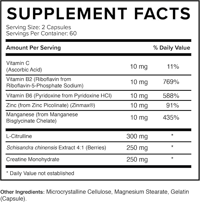 Nitric Boost - Nitric Oxide Supplement for Men | High Absorption Formula | 100% Natural Ingredients | Best Nitric Oxide Booster | Increase Blood Flow | 2 Month Supply