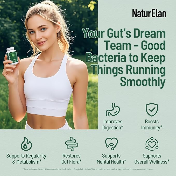 Probiotics for Women & Men - 120 Billion CFU, 17 Powerful Strains for Gut Health, Immunity & Fast Bloating Relief, Third - Party Tested, Non-GMO & Vegan Probiotics Formula for Digestive Health, 60 CT