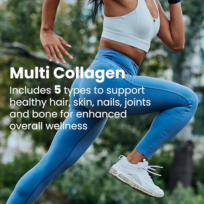 Sanar Naturals Multi Collagen Pills - Type I, II, III, V, X - Extra Strength Hair Skin Nails Joints - Hydrolyzed Collagen for Women and Men, 150 Capsules