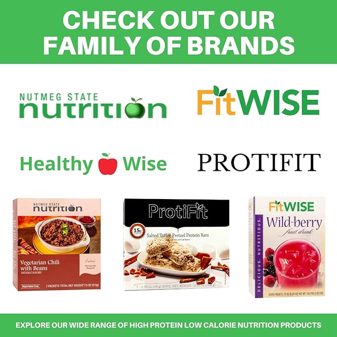 Nutmeg State Nutrition – Fulfill High Fiber Drink Mix, Low Calorie, Fat Free, Sugar Free, Naturally Flavored, Ideal Protein Compatible, Aspartame Free, 10 Servings Per Box (Mixed Fruit)
