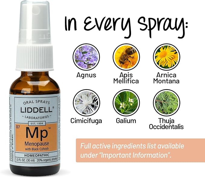 Liddell Homeopathic Menopause Spray, 1 Ounce