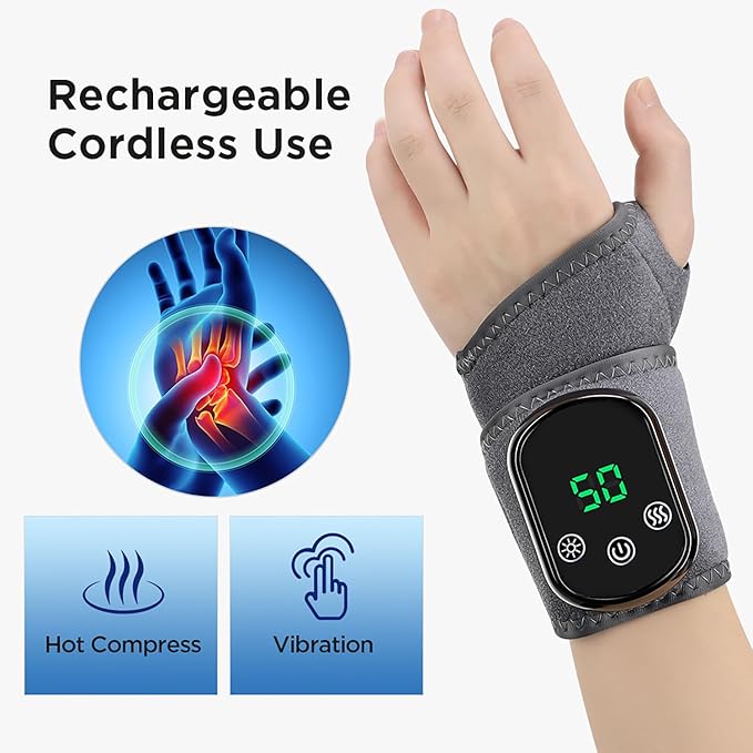 Soleva Foot Massager, Heated Foot Massager Relieves Pain and Promotes Blood Circulation, Graphene Therapy Hot Compress, Intelligent Temperature Control Ankle Protection