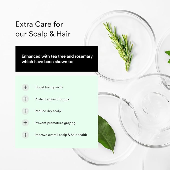 Malassezia-Safe MCT Scalp Moisturizer for Men & Women - Natural Treatment for Dry, Flaky Scalp | Tea Tree & Rosemary Essential Oils for Hydration, Itch Relief & Hair Growth Support - 4oz