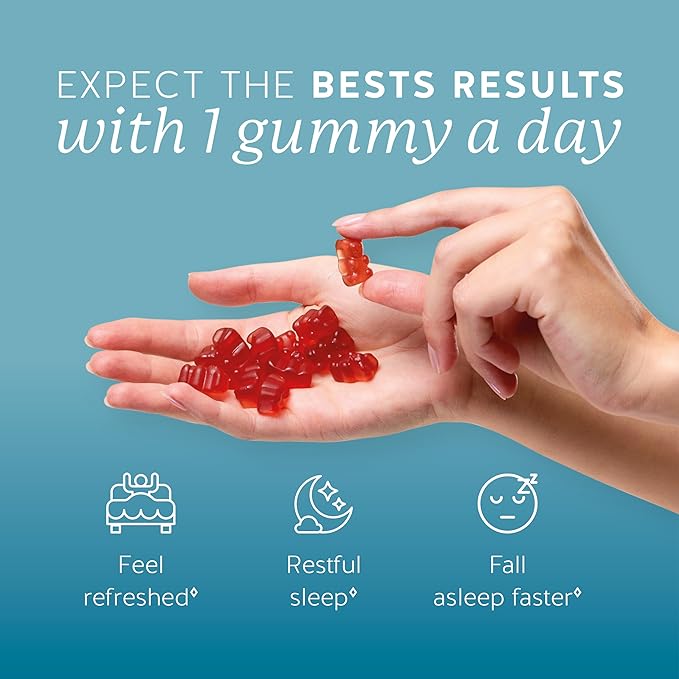 Vegan Melatonin 5mg Gummies, Sleep Gummies for Reduced time to Fall Asleep, with Vitamin B6 & Passion Fruit Extract - Super Snooze Sleep Vitamin (90 Gummies)