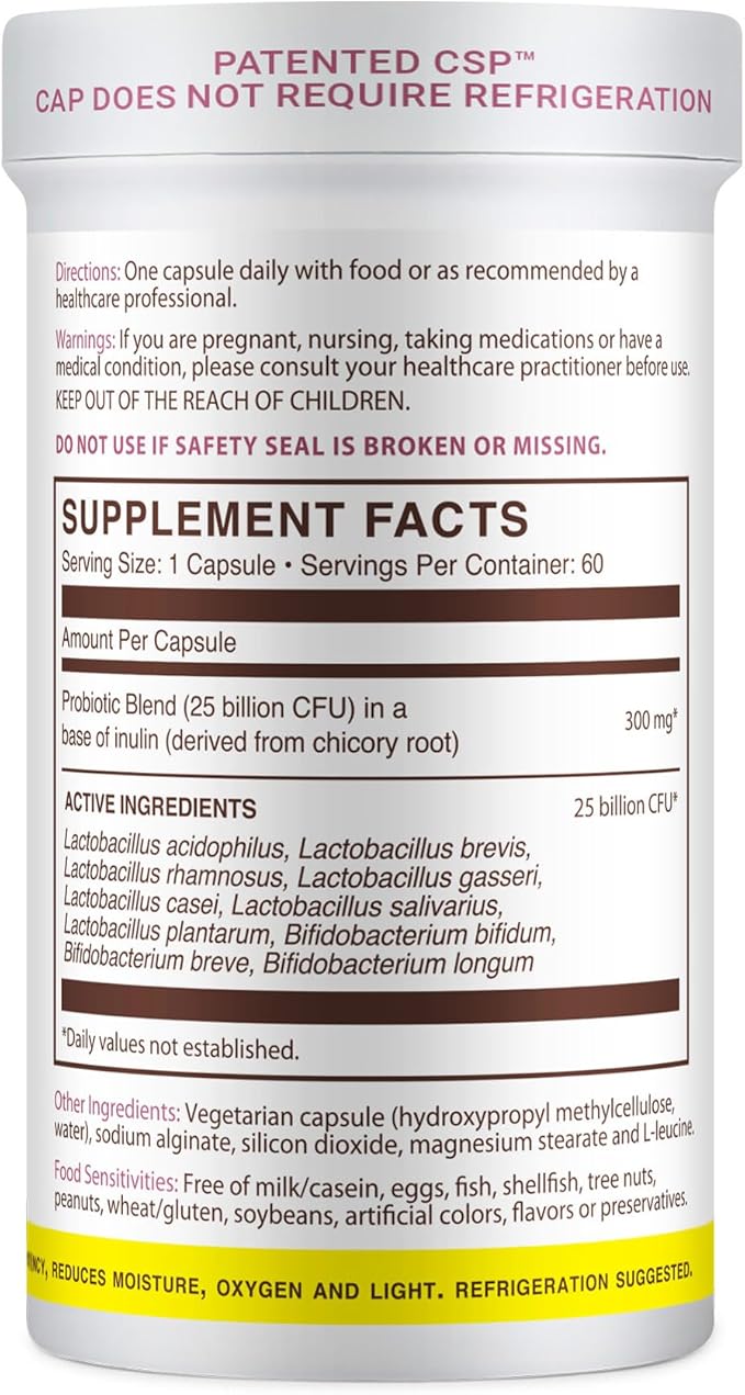 Probiotics for Women, Vaginal Probiotic, Promotes PH Balance, UT Health, 25 Billion CFU, Once Daily Womens Supplement, Kosher, (60 Capsules)