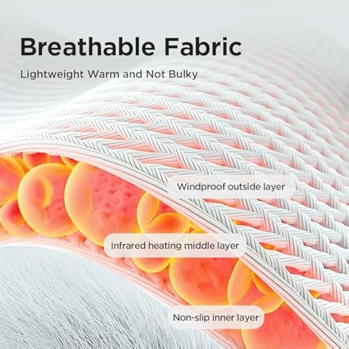 Soleva Foot Massager, Heated Foot Massager Relieves Pain and Promotes Blood Circulation, Graphene Therapy Hot Compress, Intelligent Temperature Control Ankle Protection