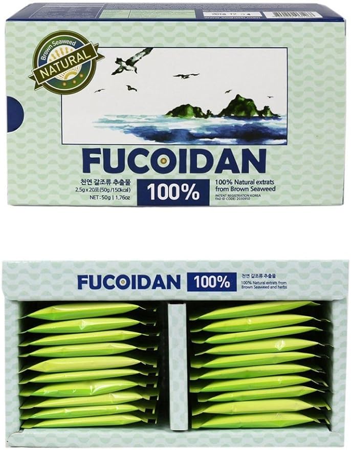 100% Natural Brown Seaweed Extract Fucoidan USFDA Passed(ID Code 2030950)[Powder Type] (50g)