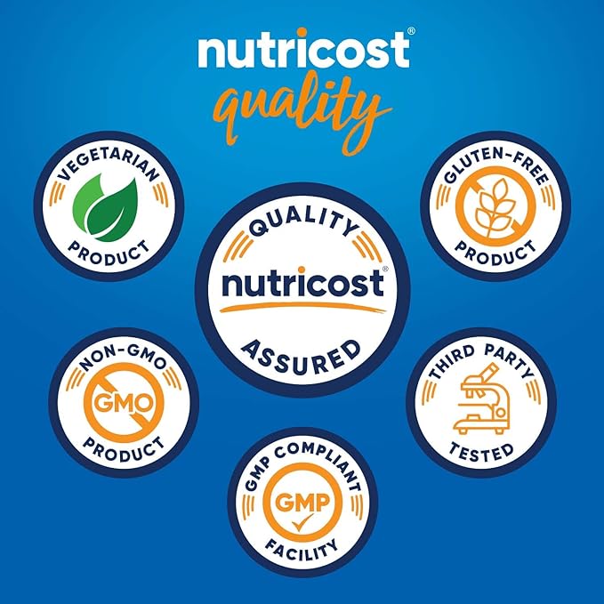 Nutricost Biotin (Vitamin B7) 10,000mcg (10mg), 120 Capsules - Vegan, Gluten Free, Non-GMO