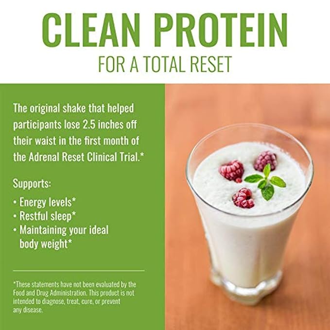 Dr. Christianson's Original Daily Reset Meal Replacement Shake (Vanilla) - Doctor Formulated Natural Pea Protein & Resistant Starch Powder for Complete Nutrition - 28 Full-Size Servings