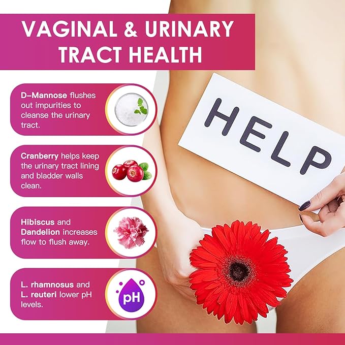 Probiotics for Women Digestive Health, Vaginal probiotics 120 Billion CFU 31 Strains with Digestive Enzymes & Prebiotics & D Mannose & Cranberry for Urinary Tract, 90 Capsules