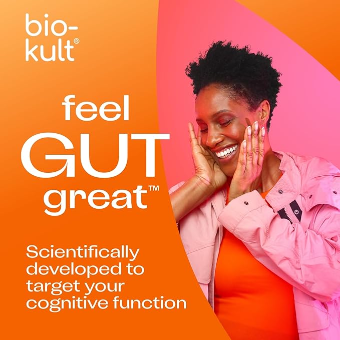 Bio-Kult Mind | Bacillus + Zinc, Grape & Blueberry Extracts | Brain & Gut Support | Cognitive Function | 60 Capsules