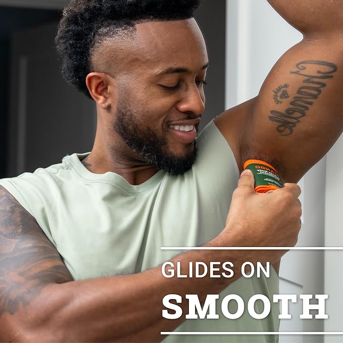 Mando Whole Body Deodorant For Men - Smooth Solid Stick - 72 Hour Odor Control - Aluminum Free, Baking Soda Free, Skin Safe - 2.6 ounce (Pack of 3)