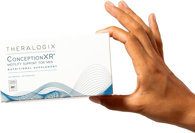 Theralogix ConceptionXR Motility Support Formula - Men's Preconception Vitamins for Fertility Support - Male Fertility Supplements for Sperm Health* - NSF Certified, 360 Count (90-Day Supply)