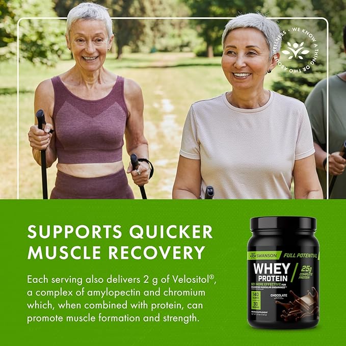 Swanson Full Potential Whey Protein - Chocolate