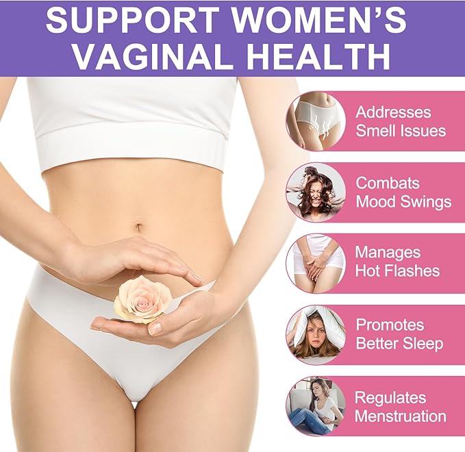 Vaginal Probiotic Gummies for Women - 1B CFU Bacillus Coagulans 1969, pH & Flora Support, Vag Comfort, NSF Certified, Gluten/Sugar Free, 60 Count (1-Month Supply)