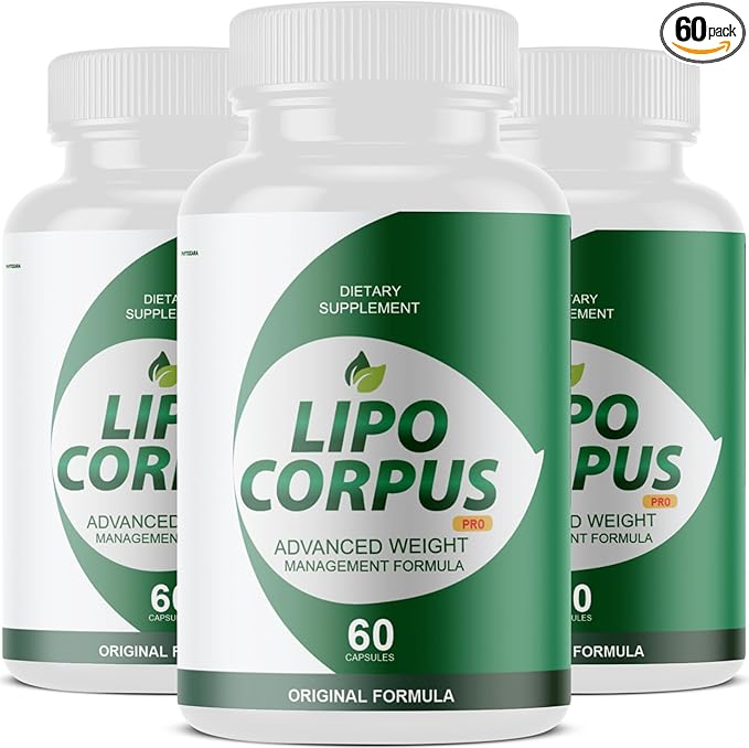 Lipo Corpus Pro Body Management Supplement, 60 Capsules, Vitamins and Minerals (3)