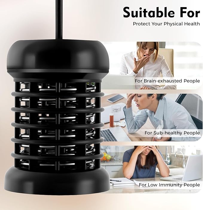 TTOUOI Portable Ionic Detox Foot Bath Machine, 25WFoot Detox Spa Ion Cleanse Chi Machine with 30min Timing for Home Club Salon Use（Tub Not Include）
