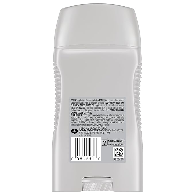 Speed Stick Men's Antiperspirant Deodorant, Irish Spring Scented, 3 Ounce, 4 Pack