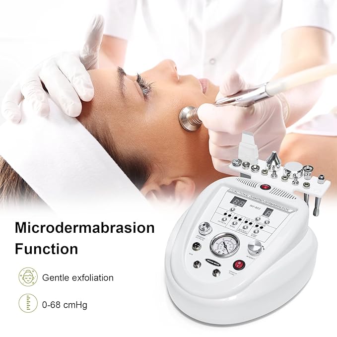 Elitzia 3 In 1 Dermabrasion Microdermabrasion Scrubber Facial Skin Rejuvenation Device ETSRNF903