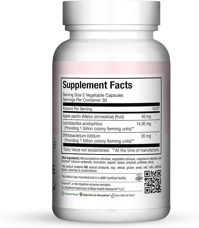 Maxi-Health 7M Supreme High Potency Probiotic Acidophilus Formula, 120 Count