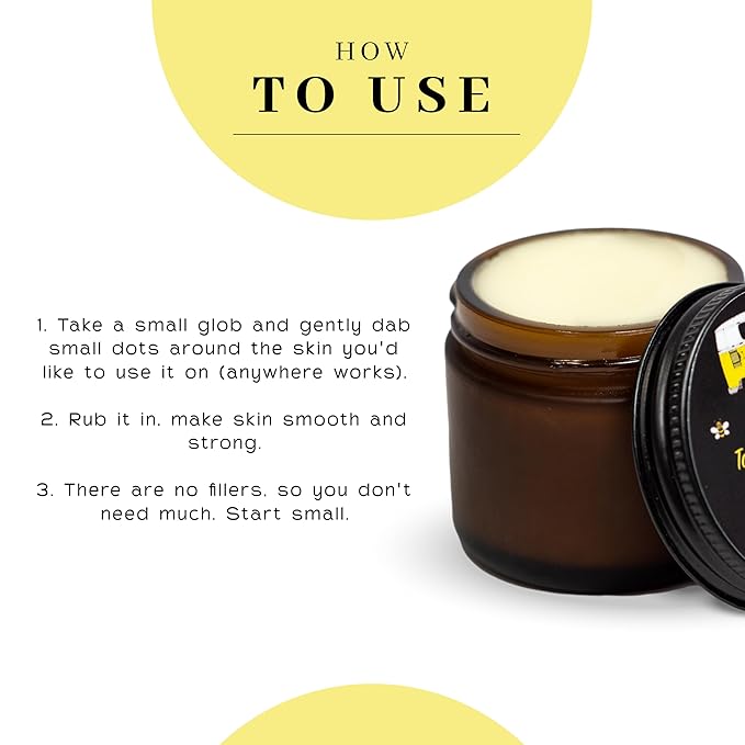 Vanman’s Tallow and Honey Balm - Grass-Fed/Finished Bison Tallow, Raw Manuka Honey, Organic Royal Jelly, Beeswax, Cold Pressed Olive Oil - Unscented Tallow Skin Care for Dry Skin - 2 oz