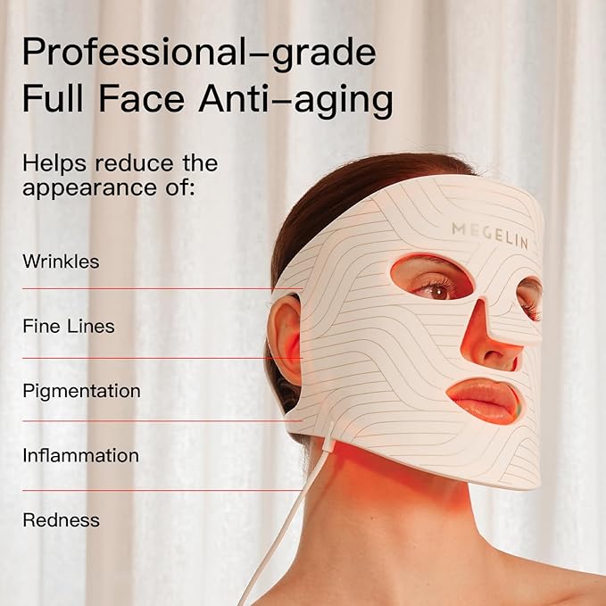 Upgrade Led Red Light Therapy Mask
