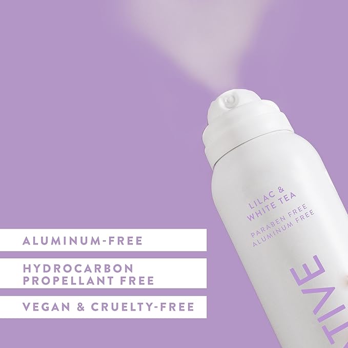 Native Deodorant & Body Spray Contains Naturally Derived Ingredients | Deodorant for Women and Men, All Day Odor Protection, Aluminum and Hydrocarbon Propellant Free | Lilac & White Tea