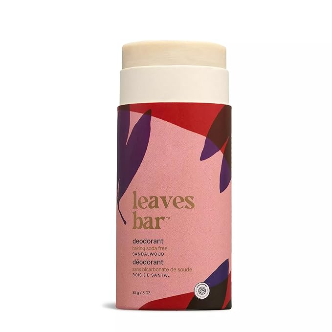 ATTITUDE Natural Deodorant, Aluminum-free, Odor Control & Long Lasting, Nourishing Ingredients, Castor and Jojoba Oils, Baking Soda-free, EWG Verified, For Men and Women, Sandalwood, 3 Oz