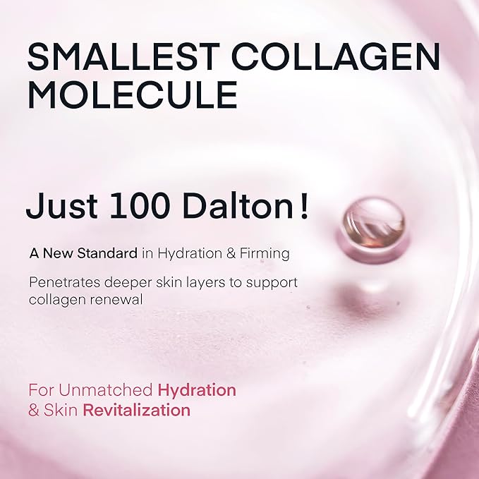 Terez & Honor Collagen Face Mask Overnight - 8 ea x 33g 100 Dalton Ultra Low Bio Collagen Gel Mask for Glass Glow Skin, Deep Hydration, Wrinkle, Fine Lines, Pore, Elasticity & Firming, Korean Skincare