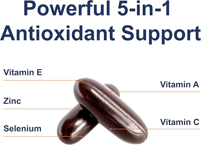 Carlson - ACES + Zn, Vitamins A, C, E + Selenium & Zinc, Multivitamin with Zinc, Cellular Health & Immune Support, Selenium Multivitamin, Antioxidant, 360 Softgels
